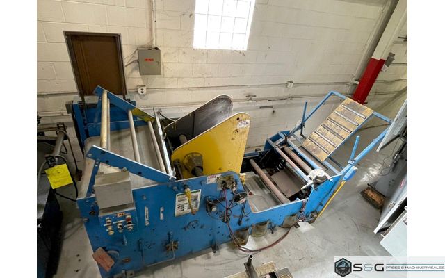 8000 Lbs. ROWE Coil Cradle, 20" Max Coil Width, 60" max O.D., powered payout