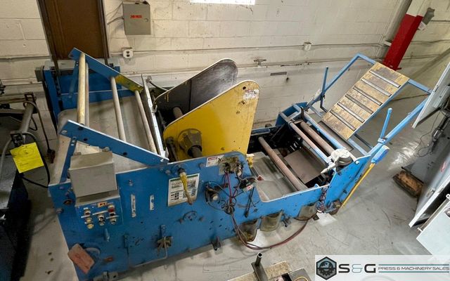 8000 Lbs. ROWE Coil Cradle, 20" Max Coil Width, 60" max O.D., powered payout