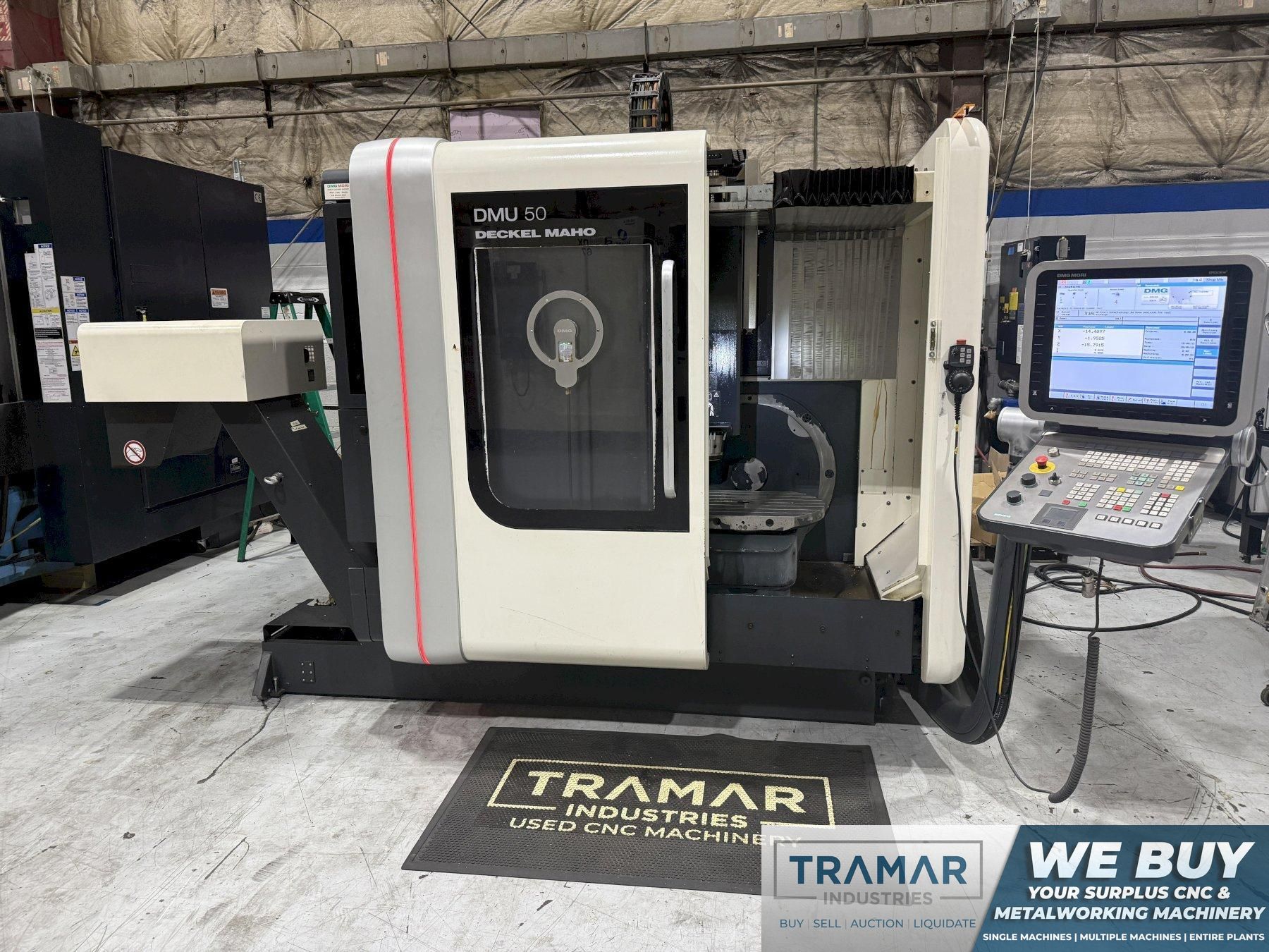 Used 2011 DMG Mori DMU 50 5-Axis Vertical Machining Center For Sale
