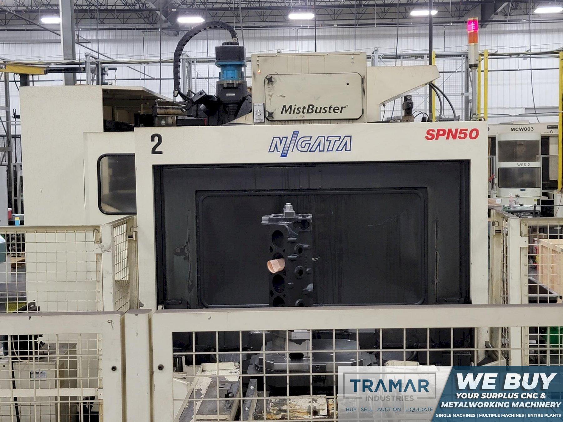 Niigata SPN50 Used CNC Horizontal Machining Center For Sale