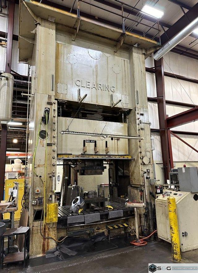400-ton Clearing S2-400-96-60 Straight Side Metal Stamping Press For Sale