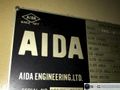 500 metric Ton Aida TMX-S2 Straight Side Double Crank Mechanical Progressive Die Metal Stamping Press, Year 1995