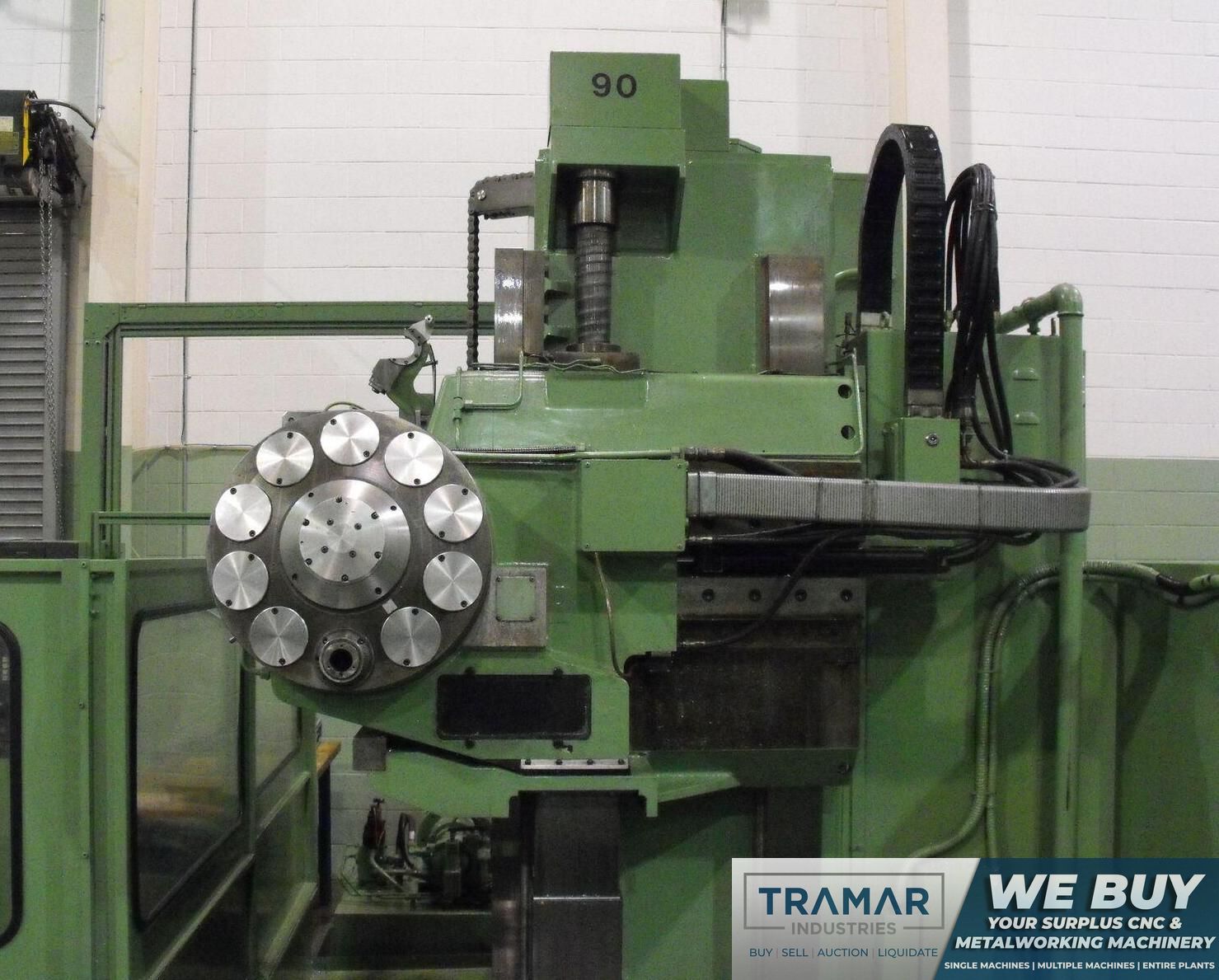 MOLLART PBR 3000 CNC TABLE TYPE GUN DRILL, Fanuc 18iMB, 50mm Diameter, 2100mm Depth, 1 Spindle, Tooling and Guides, Full Enclosure, Coolant, 40 Taper Tap/Mill Head, C/C, 2004