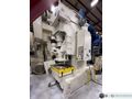 110 ton Komatsu OBS Used Single Crank Gap Frame Mechanical Metal Stamping Press For Sale, Can be seen under power!