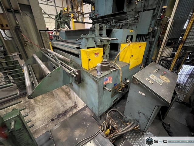 60" CHS Automation Servo Roll Feed Straightener Combination, Model DRFS-660