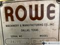 10,000 LBS. X 40" X .110" ROWE SERVO CONVENTIONAL COIL FEED LINE FOR METAL STAMPING