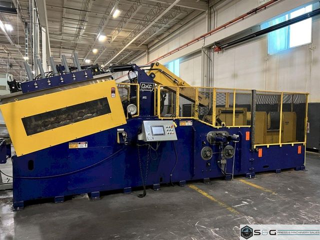 10,000 lbs. x 12" x .442" Colt Coil Cradle Straightener Heavy Duty Feed Equipment For Metal Stamping, Year 2020