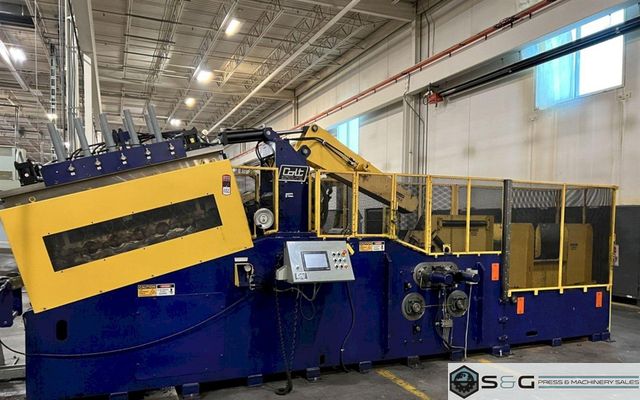 10,000 lbs. x 12" x .442" Colt Coil Cradle Straightener Heavy Duty Feed Equipment For Metal Stamping, Year 2020
