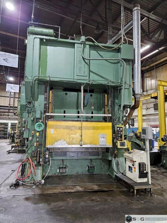 Minster 800-ton Capacity Straight Side Mechanical Stamping Press Model E2-800-96-42 Hevi-Stamper- Reconditioned!