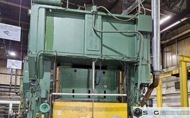 Minster 800-ton Capacity Straight Side Mechanical Stamping Press Model E2-800-96-42 Hevi-Stamper- Reconditioned!