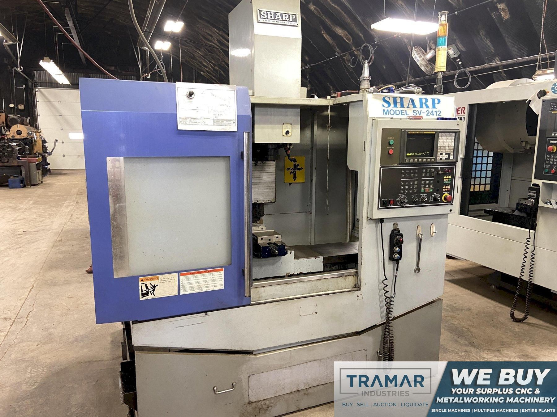 Sharp SV-2412 CNC Vertical Machining Center, new 2006