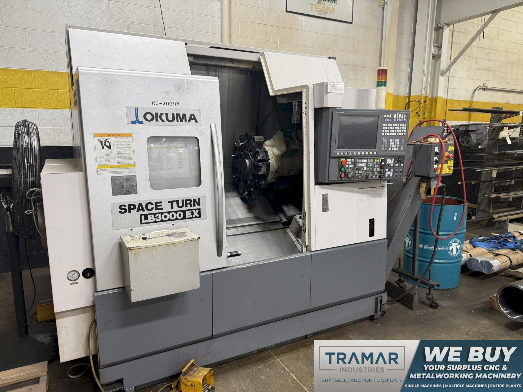 2011 Okuma LB3000EX-MY/450 Used CNC Lathe w/Low Hours For Sale