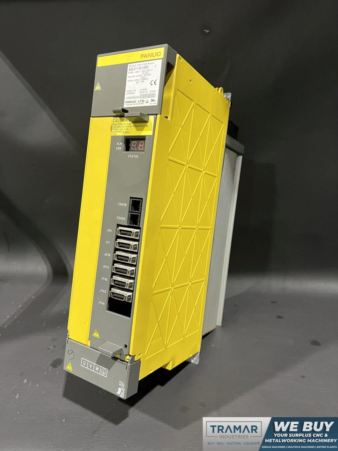 Fanuc Spindle Amplifier A06B-6111-H011#H550 A20B-2100-0800/08D TESTED