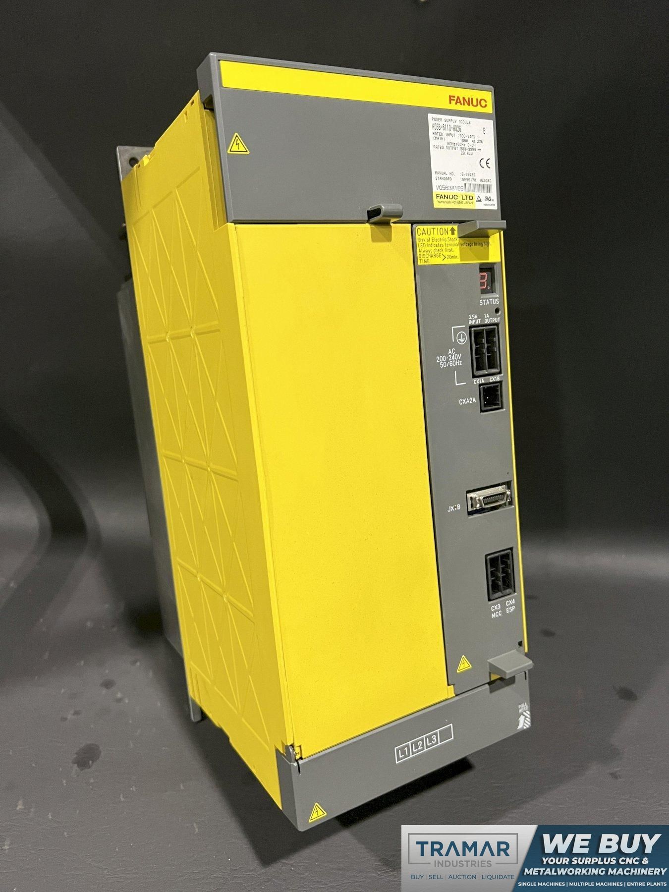 Fanuc Power Supply Module A06B-6110-H026 A20B-2100-0762/08C TESTED 1 MONTH WARRANTY