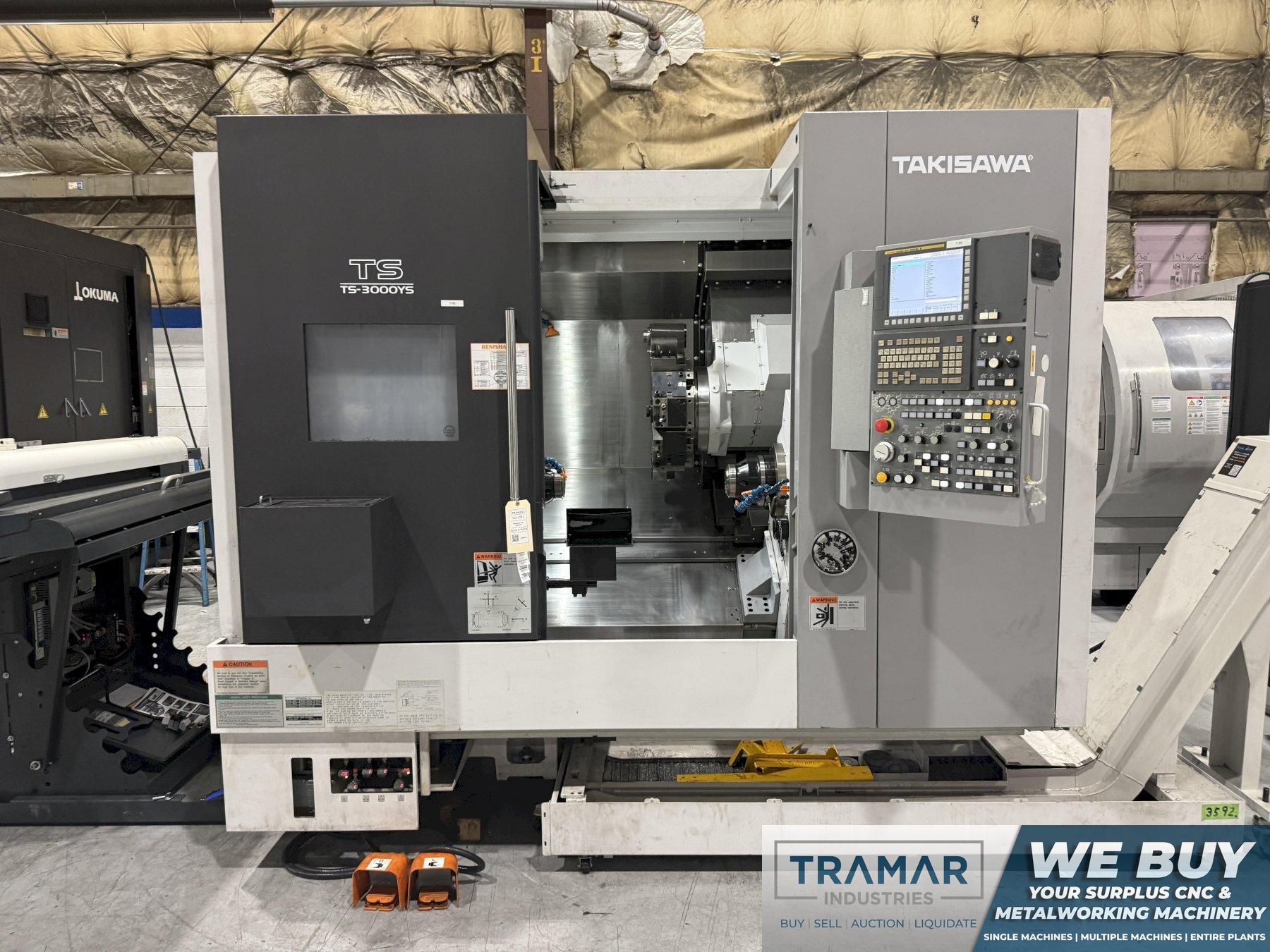 Used 2022 Takisawa TS-3000YS CNC Lathe For Sale