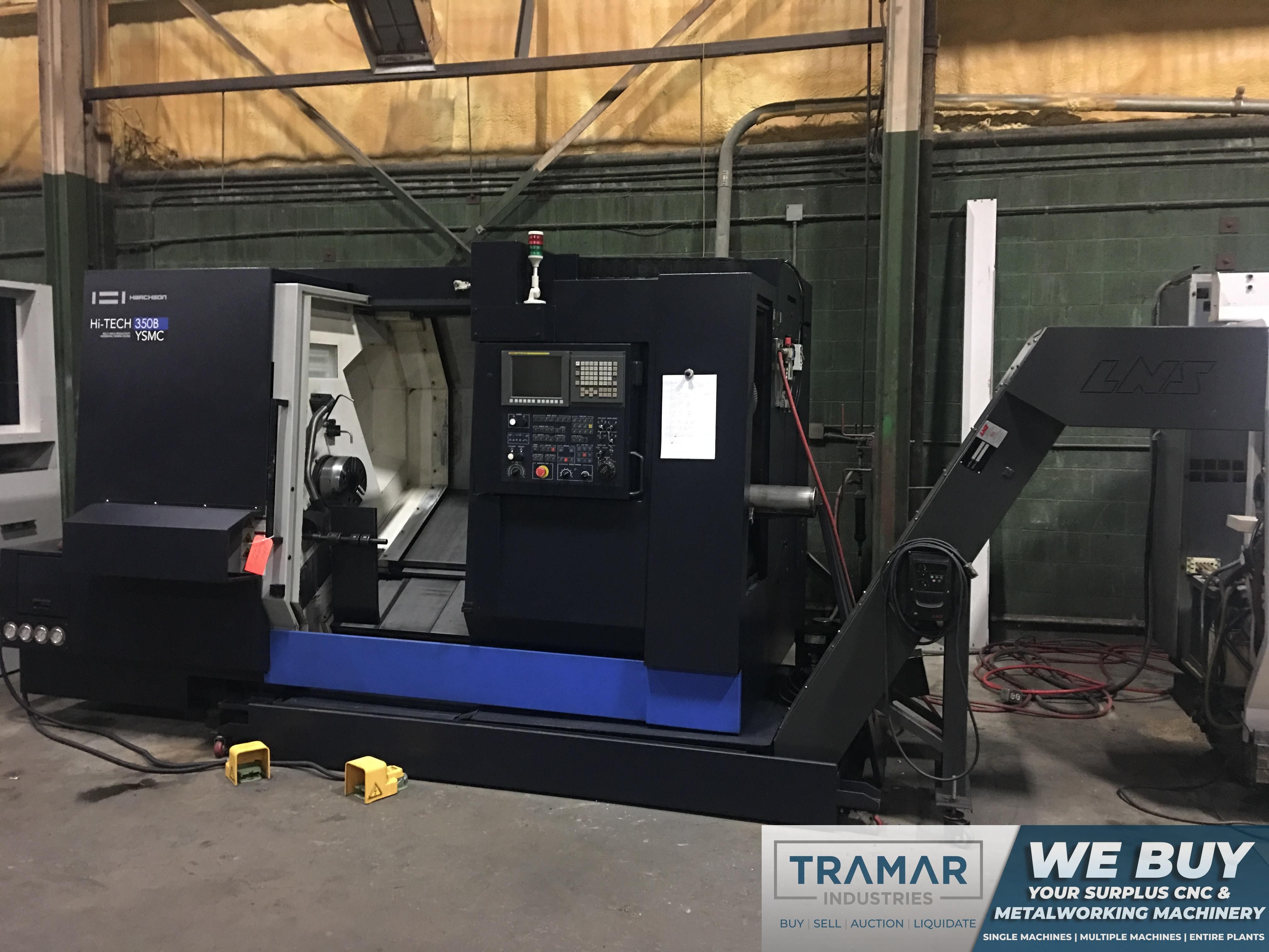 Hwacheon HiTech 350BYSMC CNC Lathe, Fanuc OiTD, 10