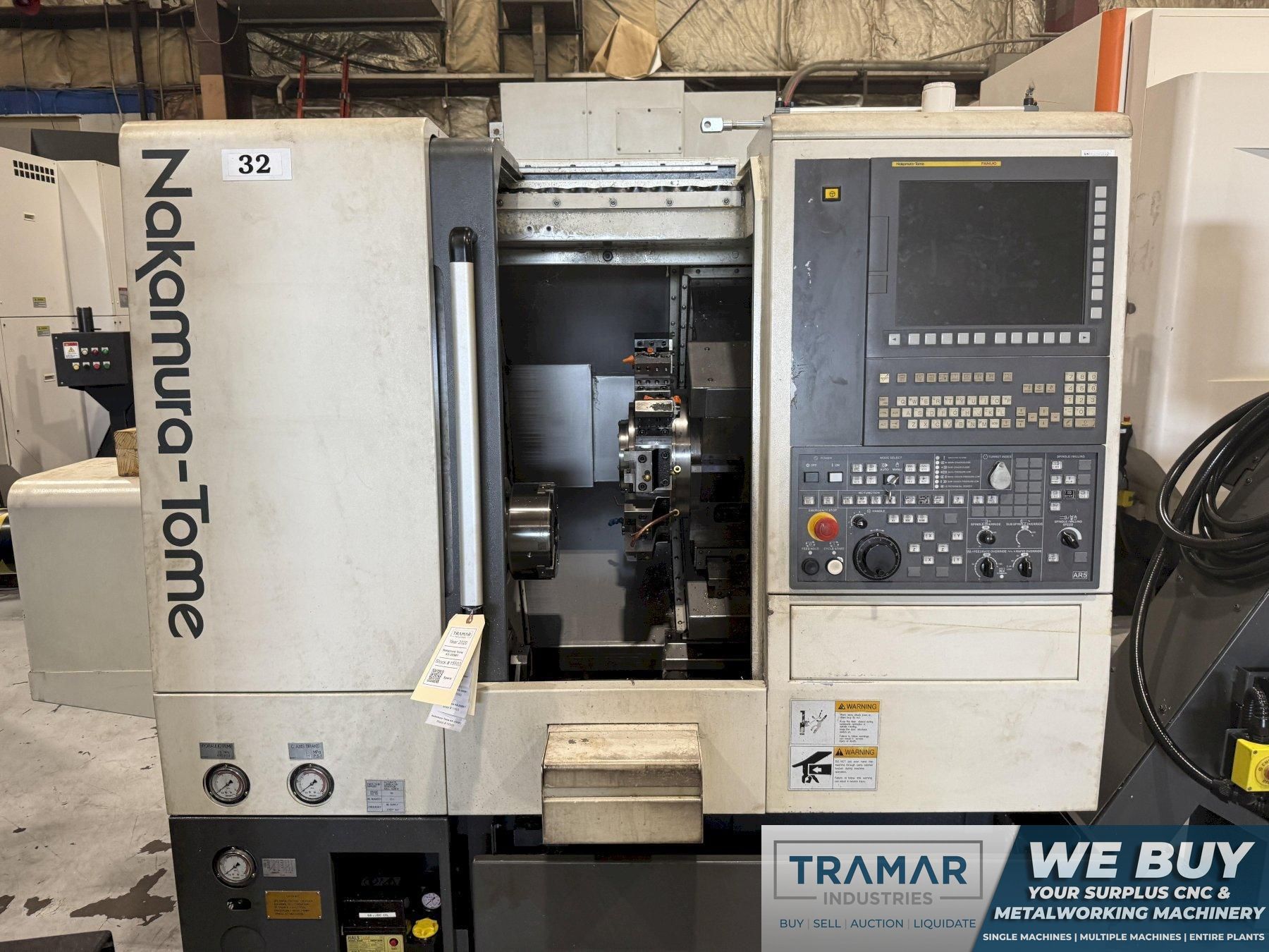 Used 2020 Nakamura Tome AS-200MY CNC Lathe For Sale