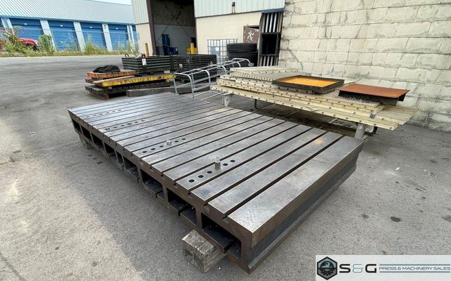 120" x 60" x  12" T-Slotted Riser Plate