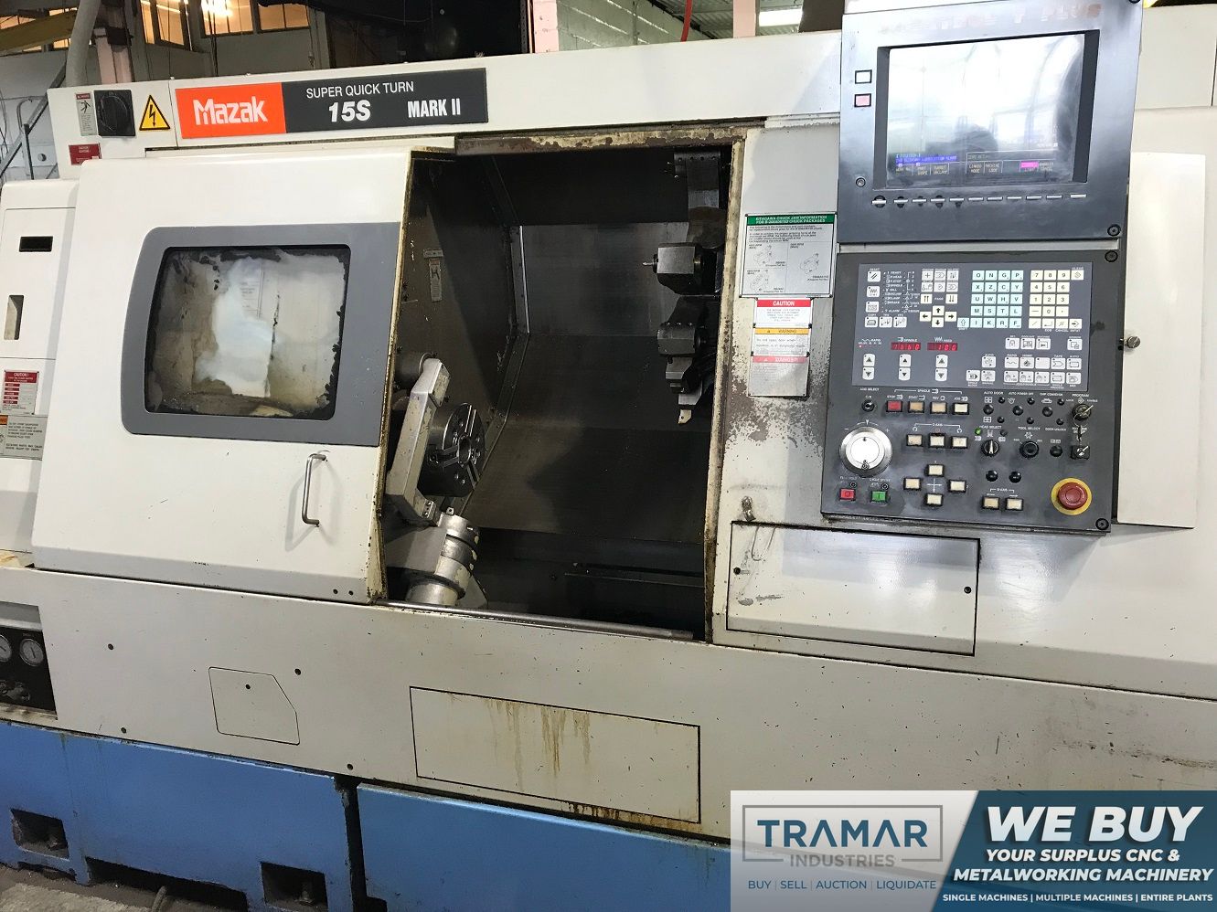MAZAK SQT 15S CNC LATHE WITH SUBSPINDLE