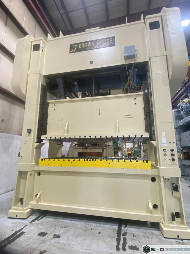 400 ton Brown Boggs Model SS2-400-120-60 Used Straight Side Mechanical Press, 100% Rebuilt! Work Fully Completed
