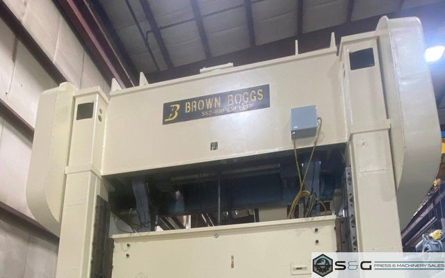 400 ton Brown Boggs Model SS2-400-120-60 Used Straight Side Mechanical Press, 100% Rebuilt! Work Fully Completed