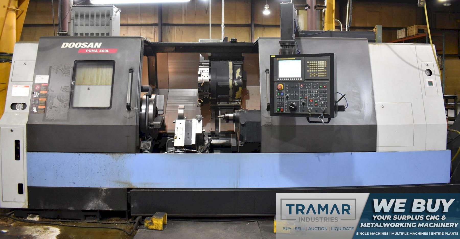 Doosan Puma 400LC Used CNC Lathe For Sale - 2012