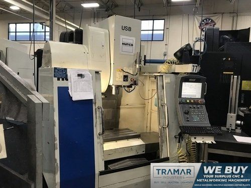 HURCO VM 1 CNC VERTICAL MACHINING CENTER w/Max Classic, 8k Spindle, Rigid Tap, Chip Conveyor, 2007