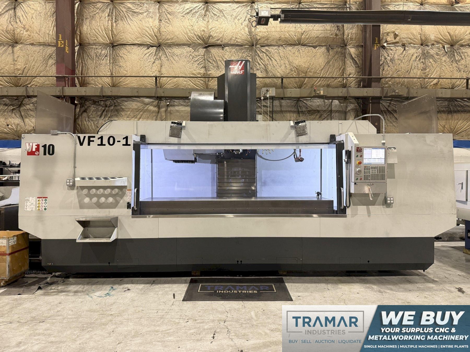 Used 2019 Haas VF-10/50 CNC Vertical Machining Center with 4th Axis For Sale