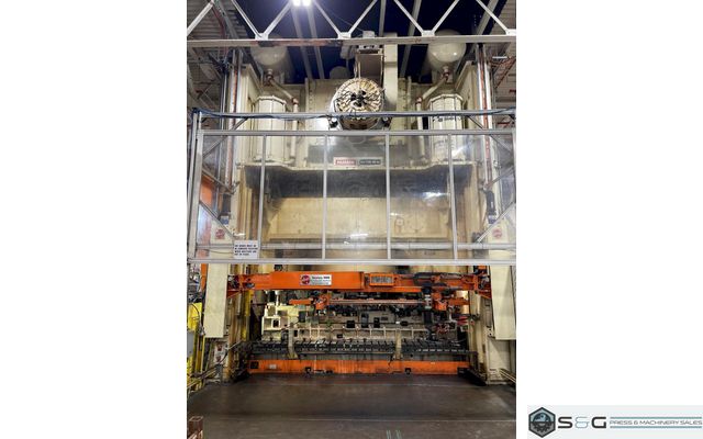 1330 ton Niagara SE4-1330-186-84 Straight Side Mechanical  Metal Stamping Transfer Press For Sale, Year 1991