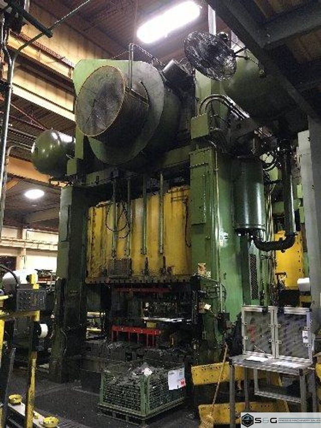 800 Ton Verson S4-800-120-60t, Straight Side Press