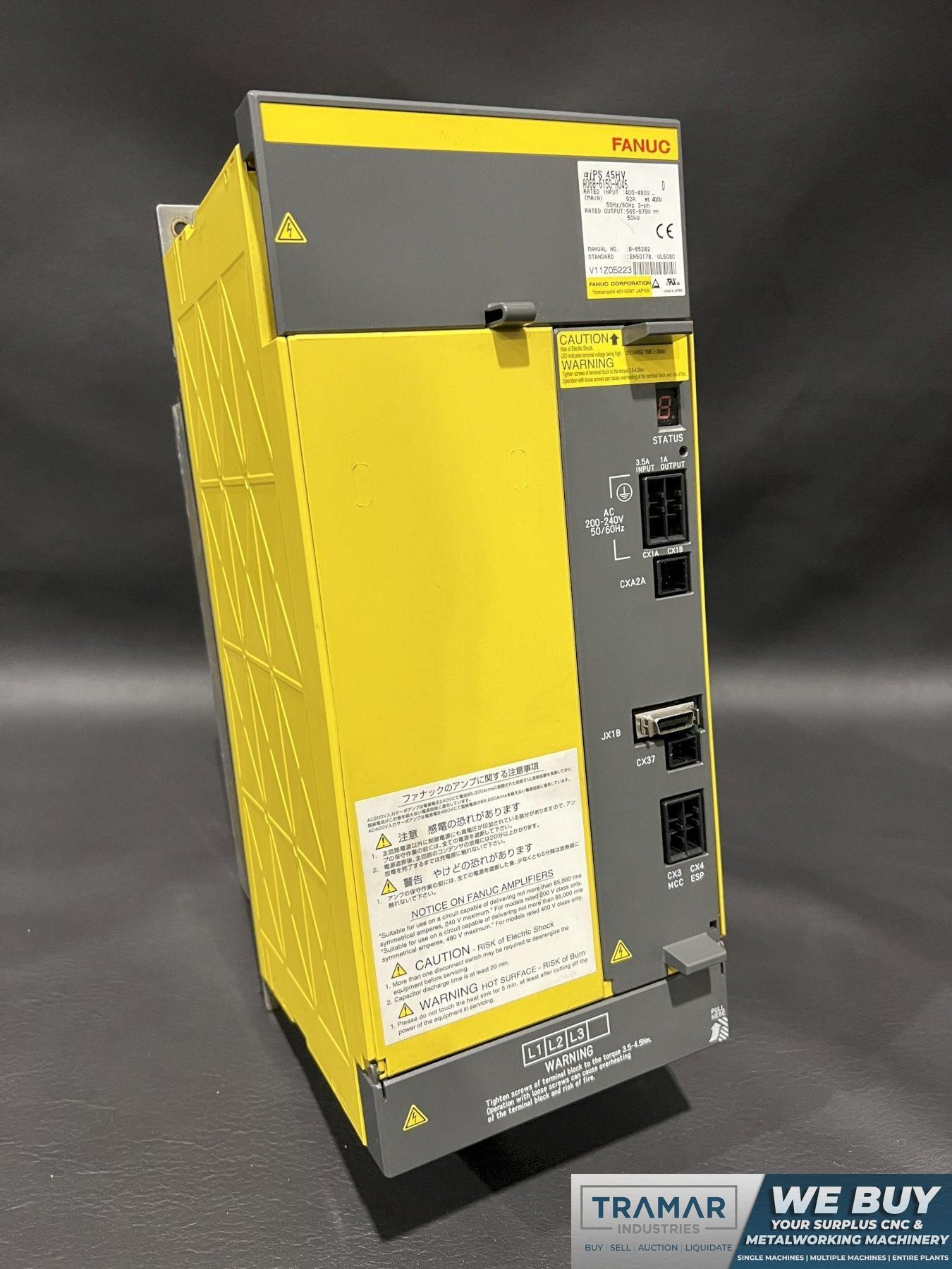 Fanuc CNC Servo Amplifier Drive A06B-6150-H045 A20B-2101-0390/08A