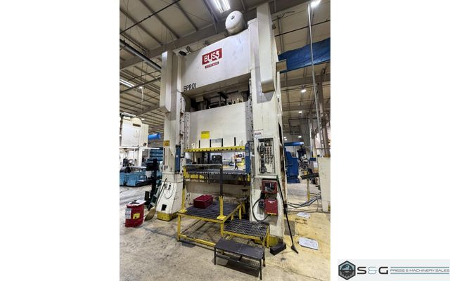 1990 Bliss SC2-500-96-54 Straight Side Press For Sale - 500-Ton Capacity
