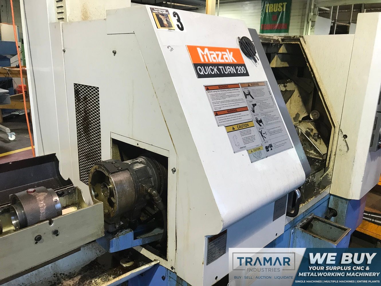 MAZAK QT200 CNC TURNING CENTER