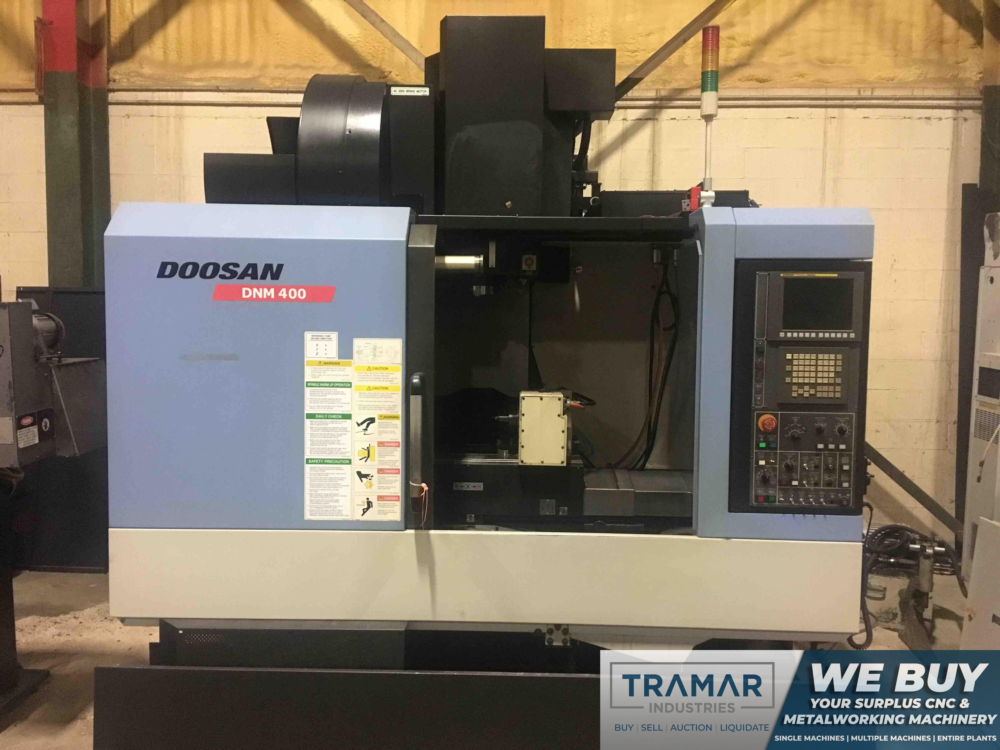 Doosan DNM-400 CNC Vertical Machining Center, Fanuc Series i, 30