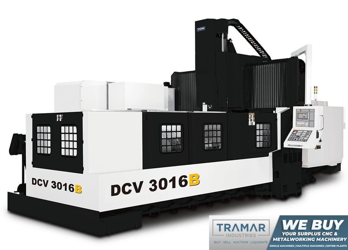 YCM Model DVC 3016B CNC Bridge Style Vertical Machining Center - Never Been Used - New In Crate