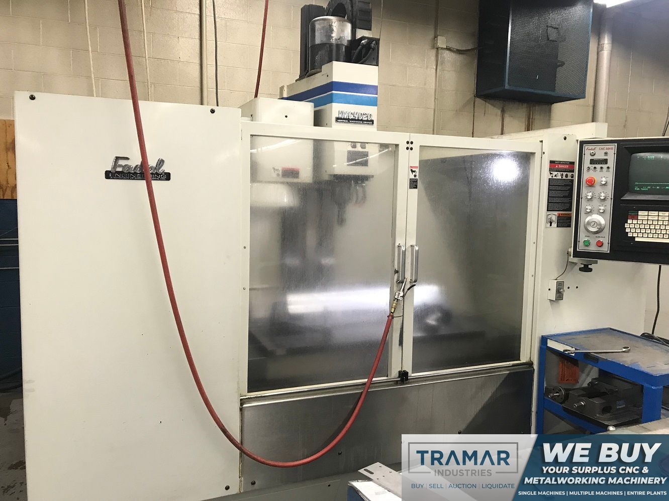 FADAL VMC 4020HT CNC VERTICAL MACHINING CENTER WITH VH65 ROTARY TABLE