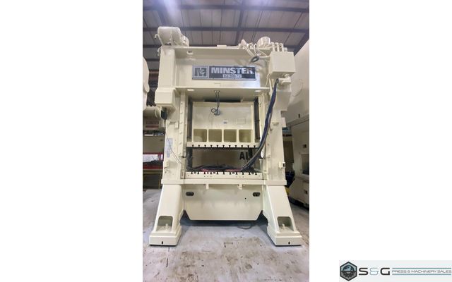 Rebuilt: 300 ton Minster Model E2-300-72-42 Hevi-Stamper Used Straight Side Mechanical Press For Sale, Year 1997