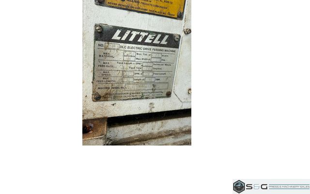 36 inch Littell Servo Coil Feed for Metal Stamping