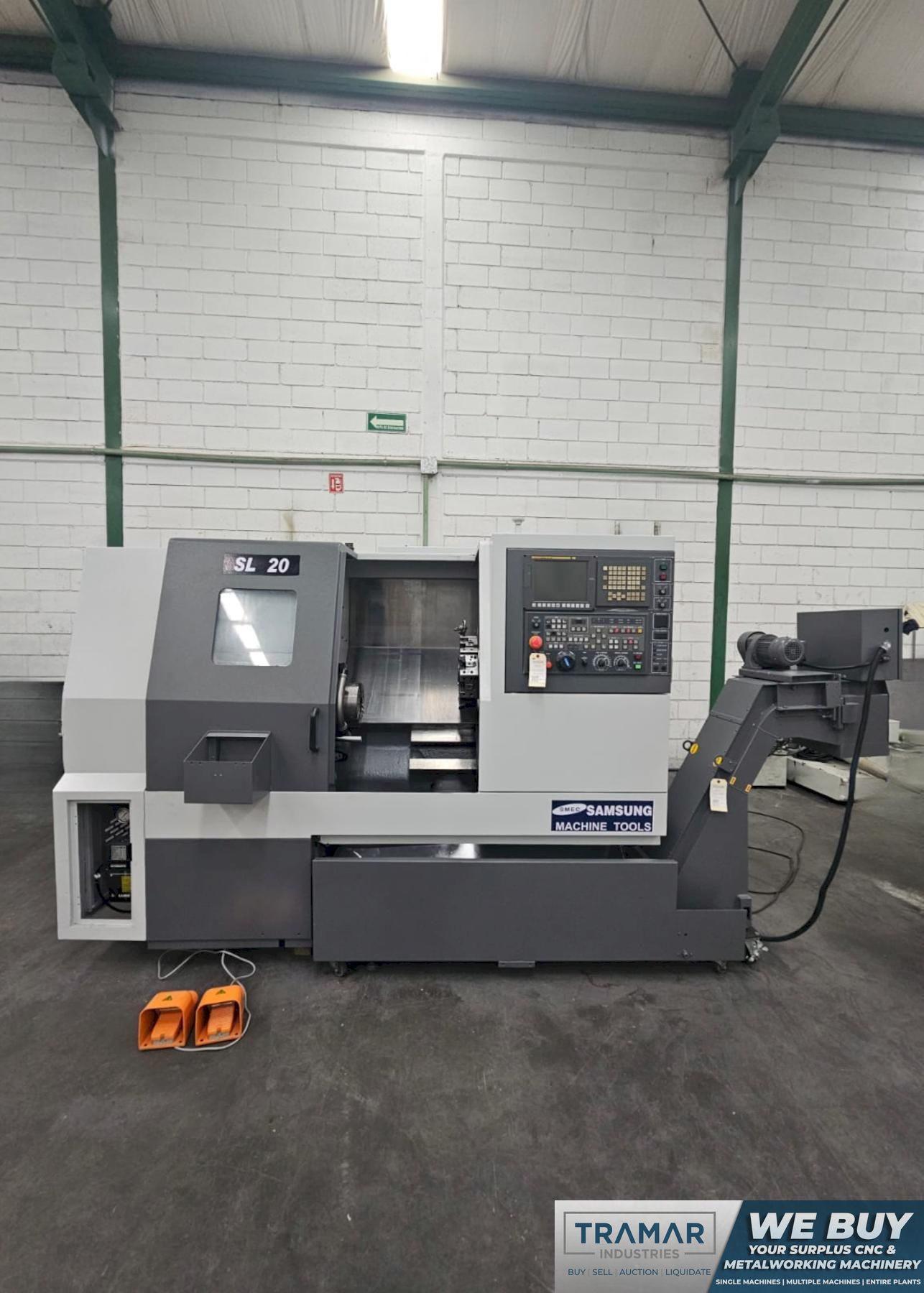 2011 Samsung SL20/500 Used CNC Lathe For Sale