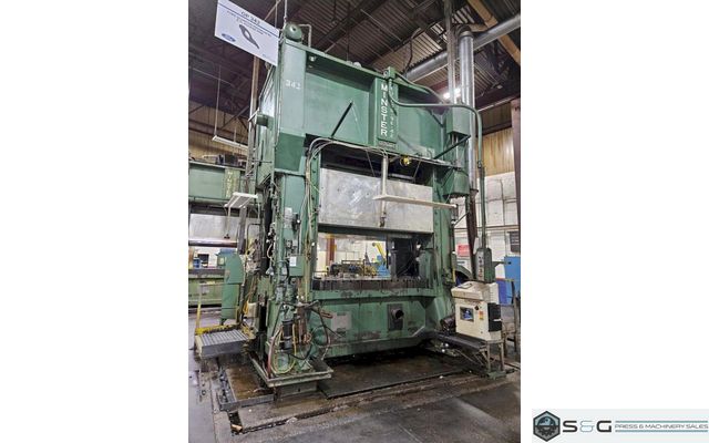 600-ton Minster Press Model E2-600-96-42 Straight Side Mechanical For Sale