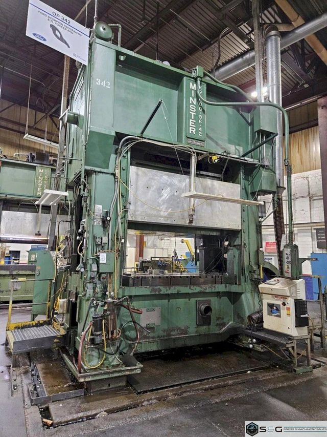 600-ton Minster Press Model E2-600-96-42 Straight Side Mechanical For Sale