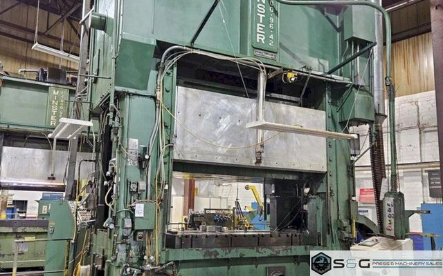 600-ton Minster Press Model E2-600-96-42 Straight Side Mechanical For Sale