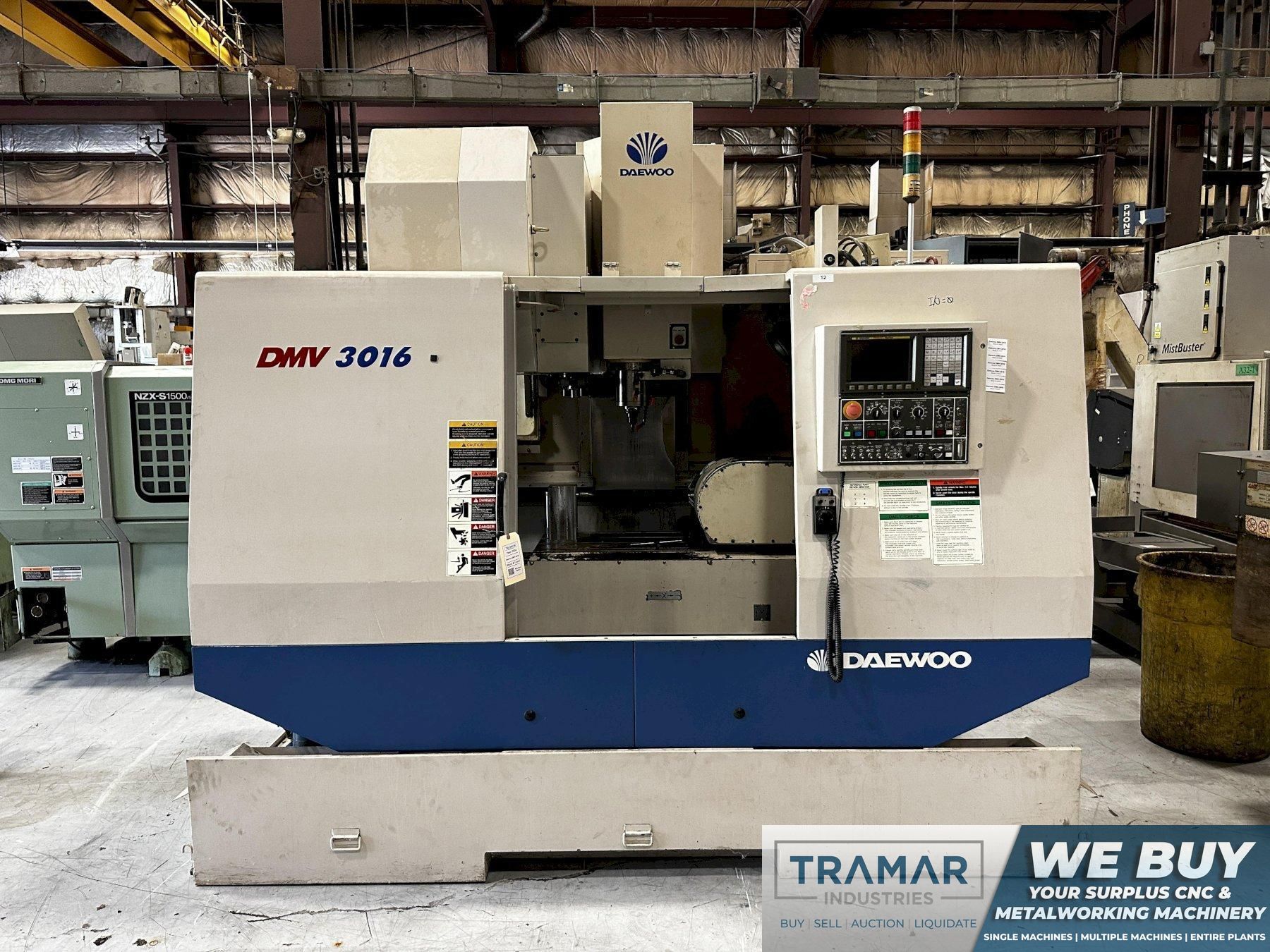 Daewoo DMV-3016 5 Axis Used CNC Vertical Machining Center For Sale - 2004