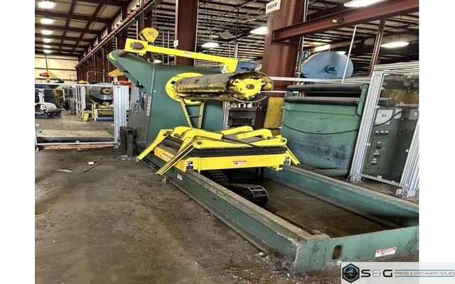 20,000 lbs. x 54 inch Coe Press Equipment Servo Coil Feed Line - Can be seen under power!