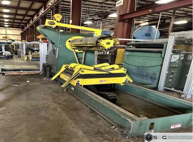 20,000 lbs. x 54 inch Coe Press Equipment Servo Coil Feed Line - Can be seen under power!