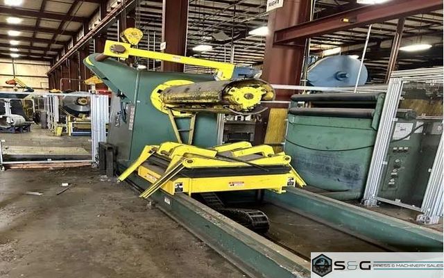 20,000 lbs. x 54 inch Coe Press Equipment Servo Coil Feed Line - Can be seen under power!