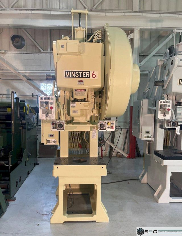 60 ton Minster #6SS OBS Flywheel Press, New 1995