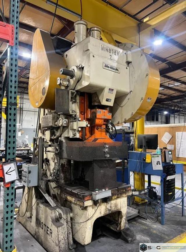 75-ton Minster OBI Back Geared Press #7D For Sale