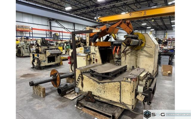 15,000 lbs. x 36 inch Coe Press Equipment Servo Coil Feed Line, Coe Feed with New Controls