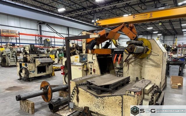 15,000 lbs. x 36 inch Coe Press Equipment Servo Coil Feed Line, Coe Feed with New Controls